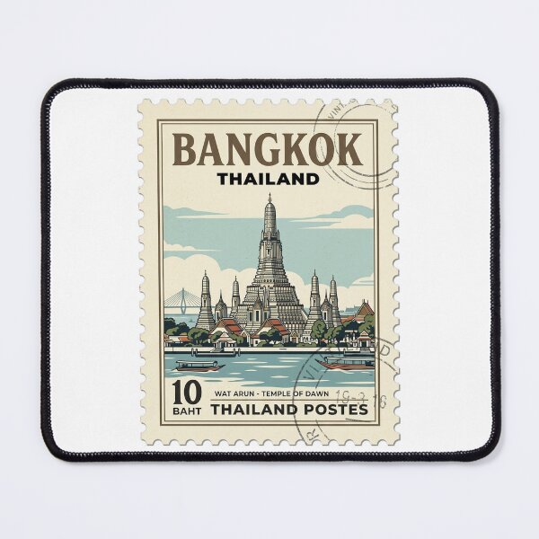 Item preview, Wat Arun Temple of Dawn Bangkok Travel Stamp designed and sold by k3rstman1.