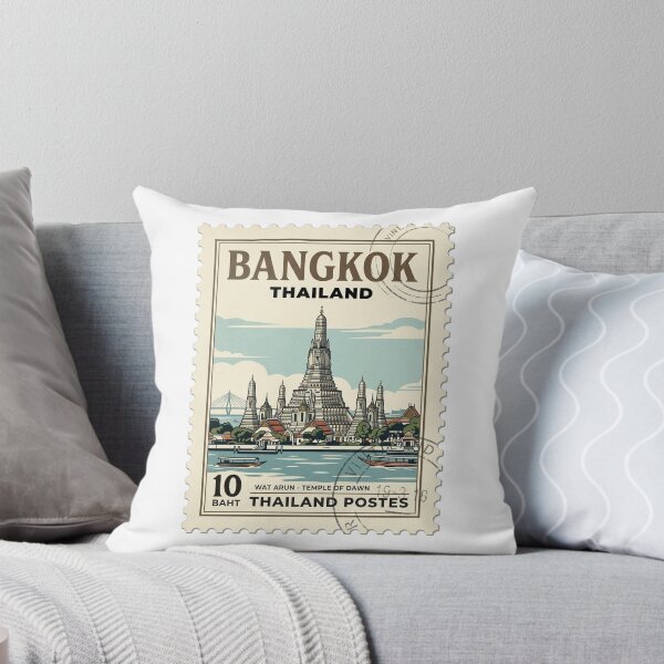 Item preview, Wat Arun Temple of Dawn Bangkok Travel Stamp designed and sold by k3rstman1.