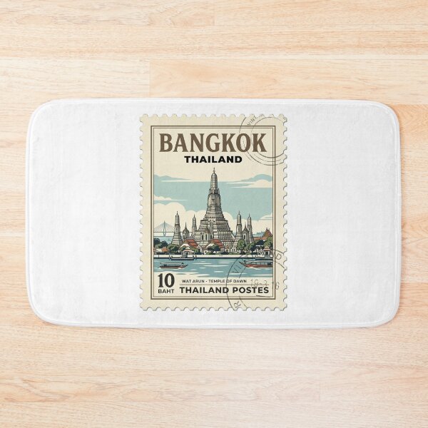 Item preview, Wat Arun Temple of Dawn Bangkok Travel Stamp designed and sold by k3rstman1.