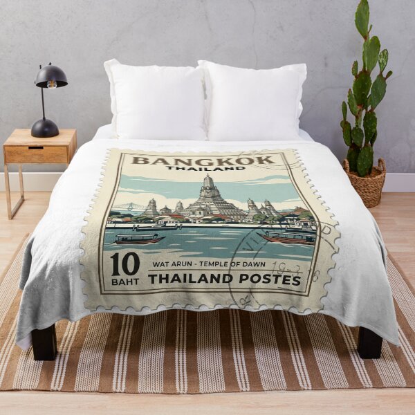 Item preview, Wat Arun Temple of Dawn Bangkok Travel Stamp designed and sold by k3rstman1.