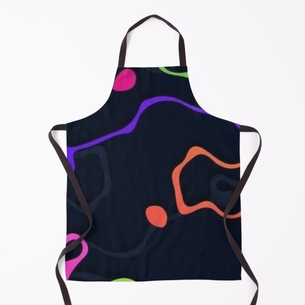 Item preview, Neon Fluid Lines Dark Abstract Topographic Pattern designed and sold by LYAN-STORE.