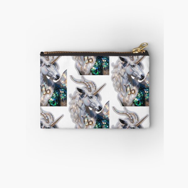 Item preview, Capricorn Elegant Sea Goat Portrait designed and sold by Zodiac Celestial Art.