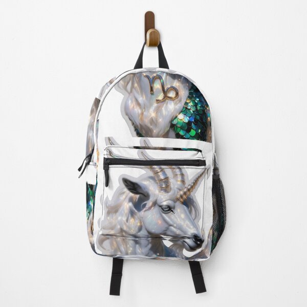 Item preview, Capricorn Elegant Sea Goat Portrait designed and sold by Zodiac Celestial Art.