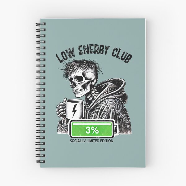 Item preview, Low Energy Club Skeleton Coffee designed and sold by Sed94.