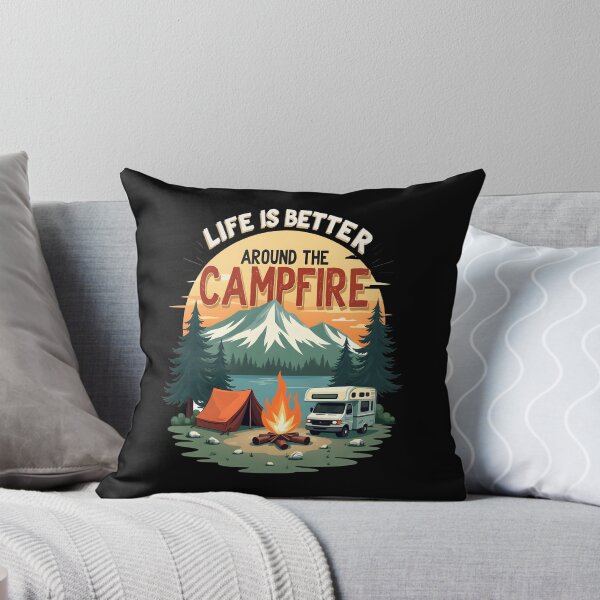 Item preview, Life Is Better Around The Campfire designed and sold by SafariCreativeD.