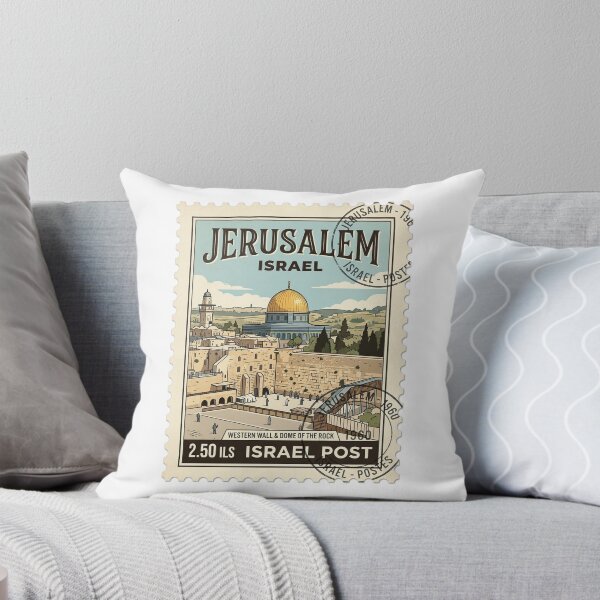 Item preview, Jerusalem Western Wall Dome Rock Travel Stamp designed and sold by k3rstman1.