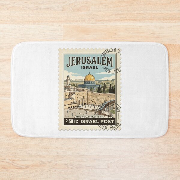 Item preview, Jerusalem Western Wall Dome Rock Travel Stamp designed and sold by k3rstman1.