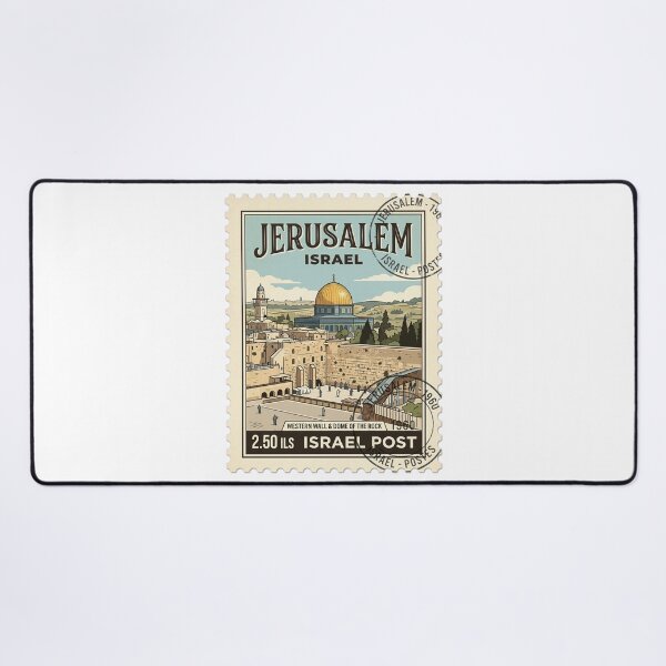 Item preview, Jerusalem Western Wall Dome Rock Travel Stamp designed and sold by k3rstman1.
