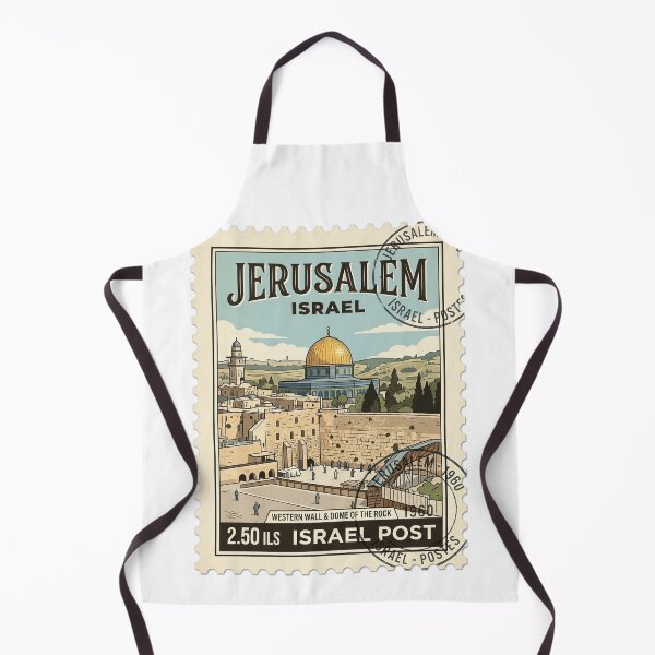Item preview, Jerusalem Western Wall Dome Rock Travel Stamp designed and sold by k3rstman1.