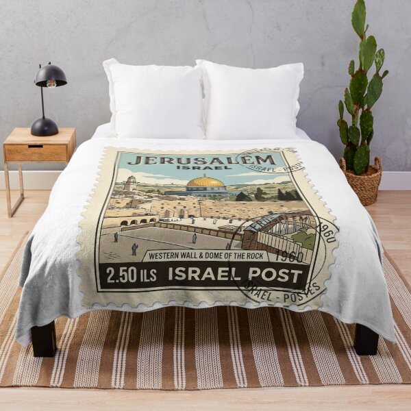 Item preview, Jerusalem Western Wall Dome Rock Travel Stamp designed and sold by k3rstman1.