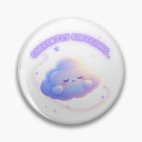Item preview, Currently Buffering Cute Sleepy Cloud Shirt PNG | Kawaii Pastel Dreamy Aesthetic Graphic Design designed and sold by ArtMashupCo.