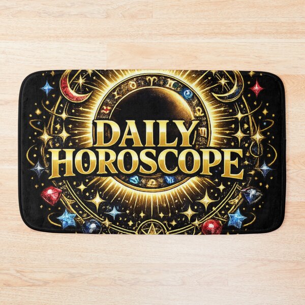 Item preview, Daily Horoscope Golden Zodiac Wheel Astrology Celestial Design designed and sold by irfanshikh.