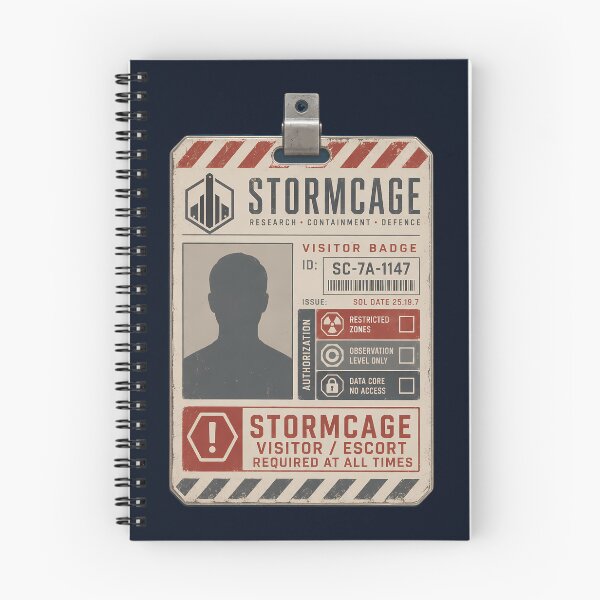 Item preview, Stormcage Facility Visitor Badge designed and sold by agearb.
