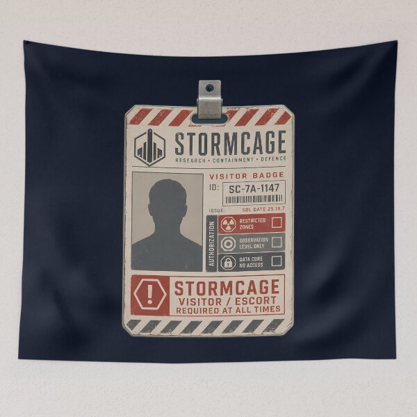 Item preview, Stormcage Facility Visitor Badge designed and sold by agearb.