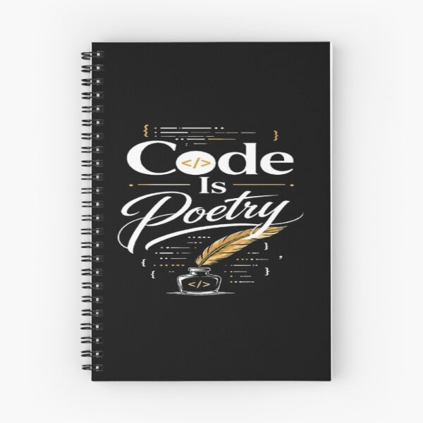 Item preview, Code Is Poetry – Minimalist Programmer Typography Design for Developers & Coders designed and sold by v6ziix.