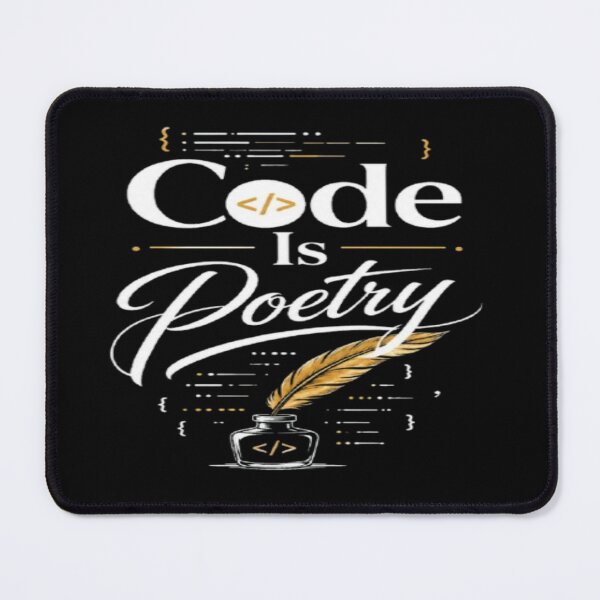 Item preview, Code Is Poetry – Minimalist Programmer Typography Design for Developers & Coders designed and sold by v6ziix.