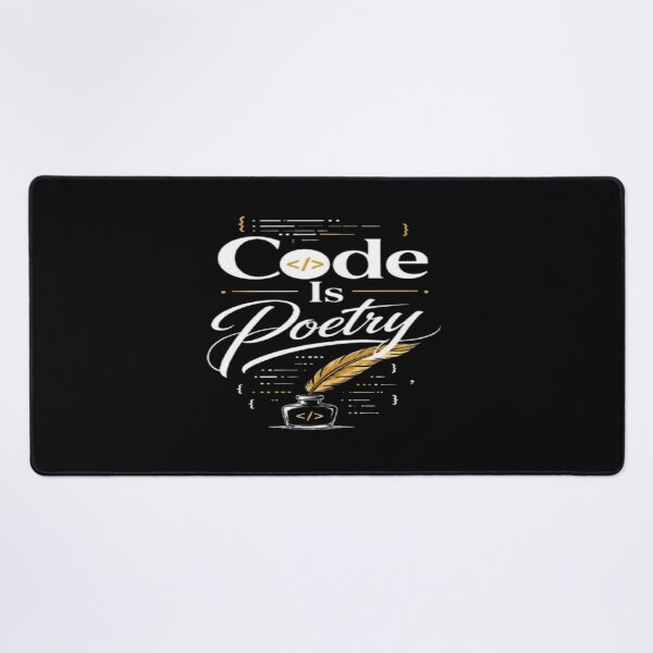 Item preview, Code Is Poetry – Minimalist Programmer Typography Design for Developers & Coders designed and sold by v6ziix.