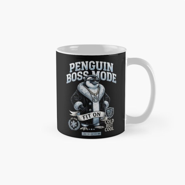 Item preview,  Penguin Boss Mode Funny Cool Animal Streetwear Shirt designed and sold by Fit On.