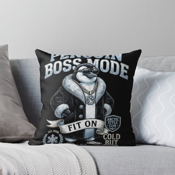 Item preview,  Penguin Boss Mode Funny Cool Animal Streetwear Shirt designed and sold by Fit On.