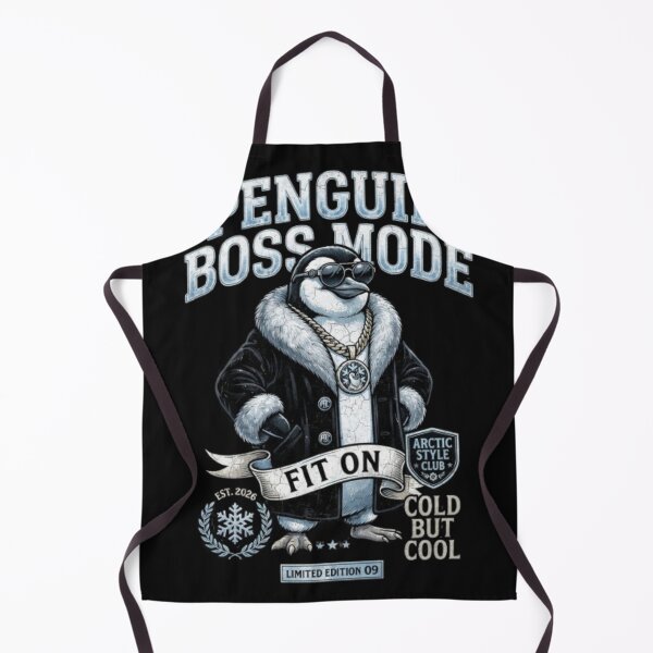 Item preview, Penguin Boss Mode Funny Cool Animal Streetwear Shirt designed and sold by Fit On.