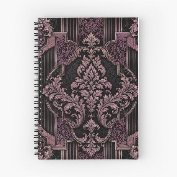 Item preview, Mauve-Black Baroque & Damask designed and sold by DesignsByPrnces.