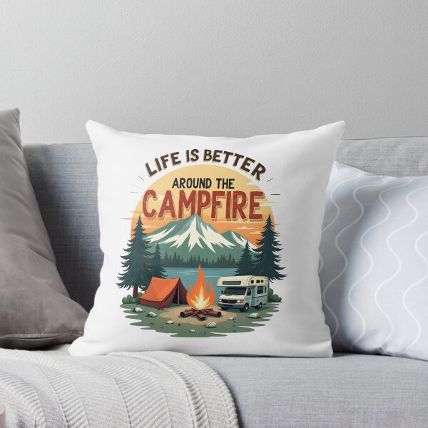 Item preview, Life Is Better Around The Campfire designed and sold by SafariCreativeD.