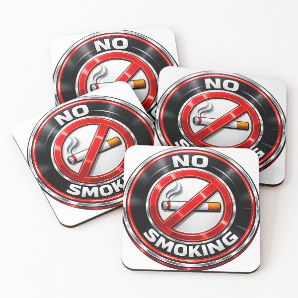Item preview, NO SMOKING - SIGNS - RETRO WORN SIGN - UNIQUE RARE ORIGINAL TSHIRT STICKER designed and sold by SentientGallery.