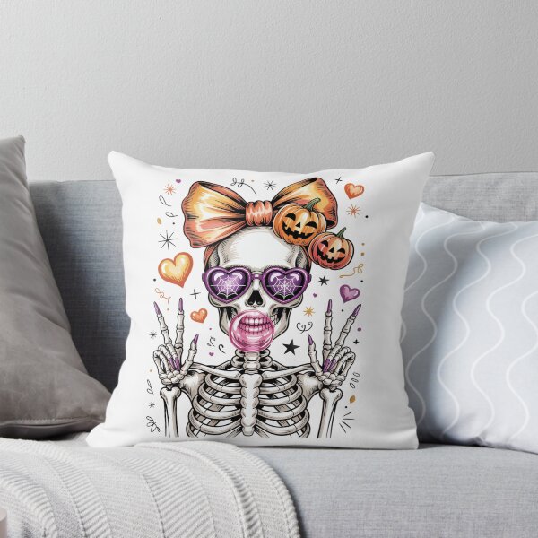 Item preview, cute skeleton halloween bubblegum spooky aesthetic designed and sold by jkrphoto.