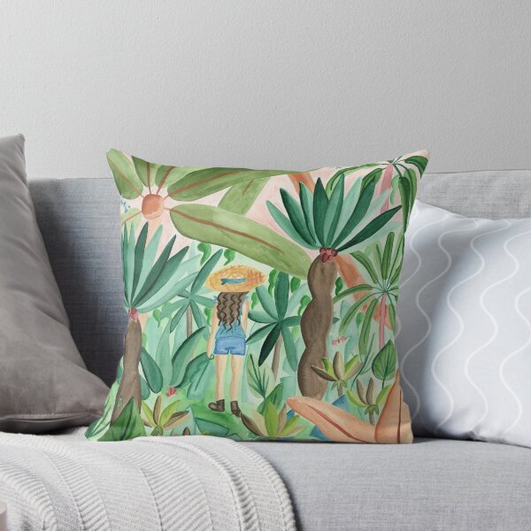 Item preview, Woman Exploring Tropical Jungle designed and sold by ApricotSafari.