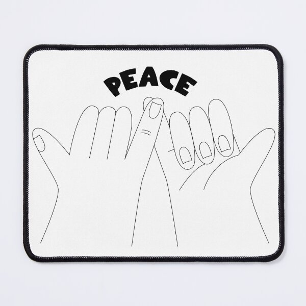 Item preview, Hand Drawn Pinky Swear Peace Line Art Illustration designed and sold by the-myro.