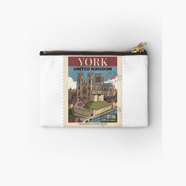 Item preview, Vintage York Minster Clifford's Tower Travel Stamp designed and sold by k3rstman1.