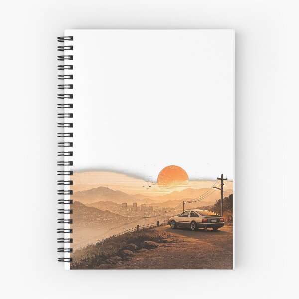 Item preview, Retro Sunset Drive – Minimalist JDM Landscape T-Shirt designed and sold by LarkLeaf.
