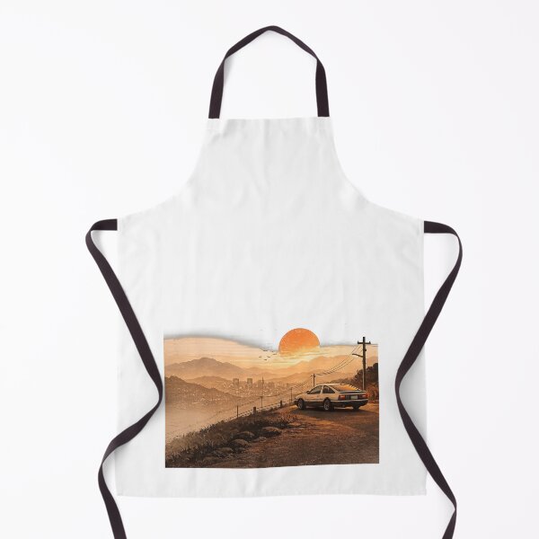 Item preview, Retro Sunset Drive – Minimalist JDM Landscape T-Shirt designed and sold by LarkLeaf.