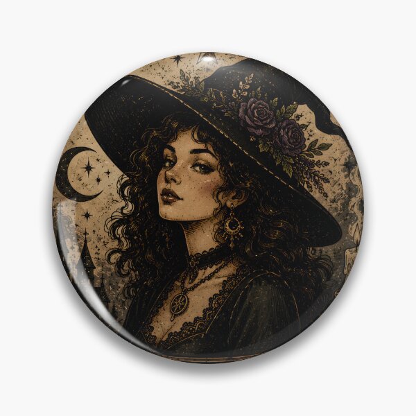 Item preview, Certified Witch | Vintage Gothic Witch Aesthetic Halloween Design designed and sold by KAM-KAM-STORE.