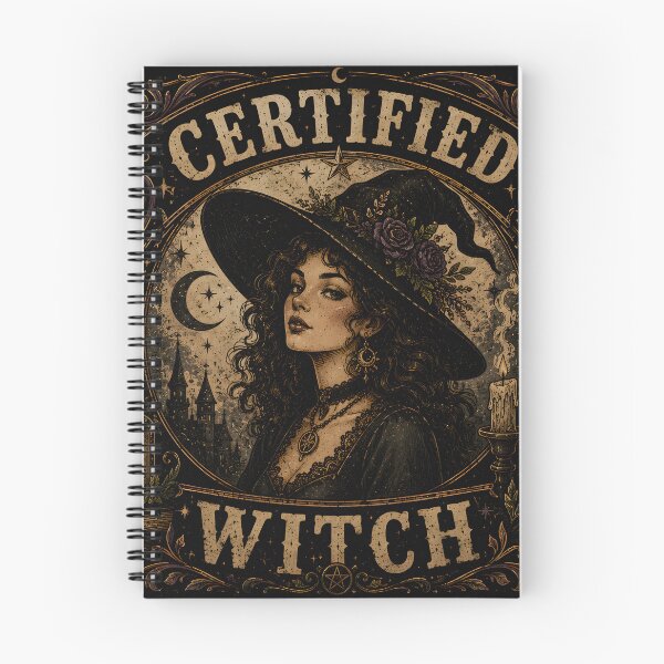 Item preview, Certified Witch | Vintage Gothic Witch Aesthetic Halloween Design designed and sold by KAM-KAM-STORE.