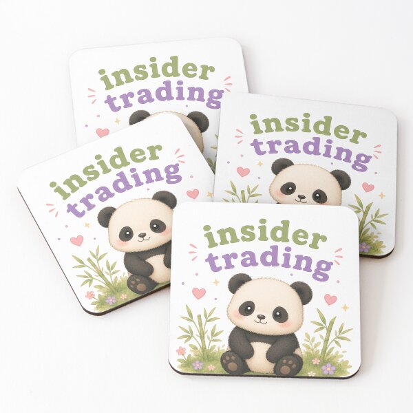 Item preview, Insider Trading Cute Panda Shirt | Funny Panda Pun Kawaii Animal Tee | Finance Humor Gift designed and sold by SleepyLlamaClothes.