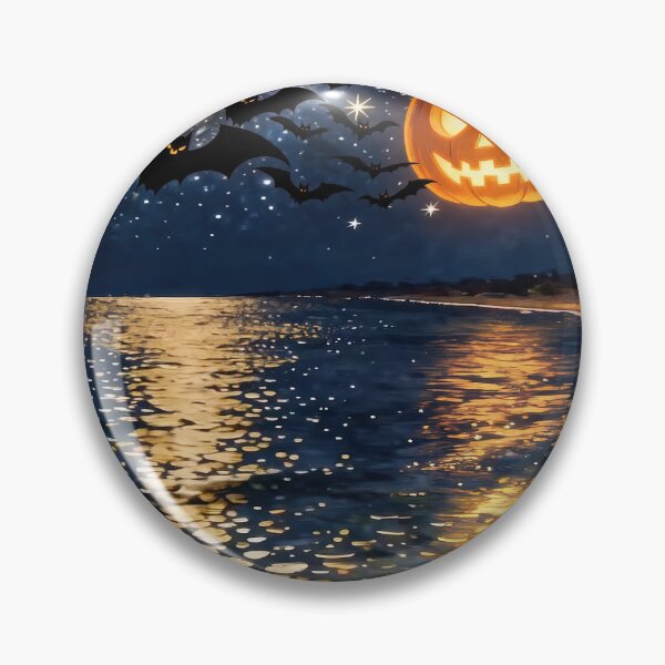 Artikelvorschau, Halloween Moonlight Beach entworfen und verkauft von boStudio.
