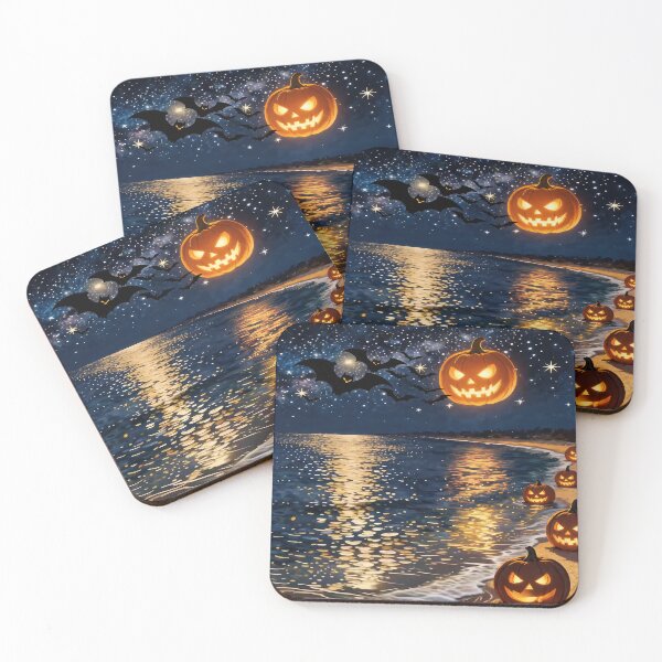 Item preview, Halloween Moonlight Beach designed and sold by boStudio.