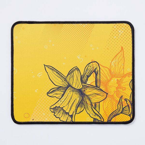 Item preview, Daffodil Flowers Yellow Botanical Art designed and sold by chaaval.