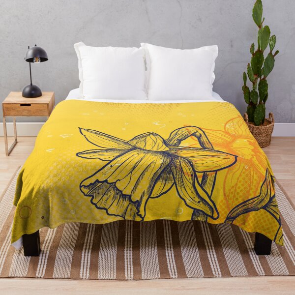 Item preview, Daffodil Flowers Yellow Botanical Art designed and sold by chaaval.