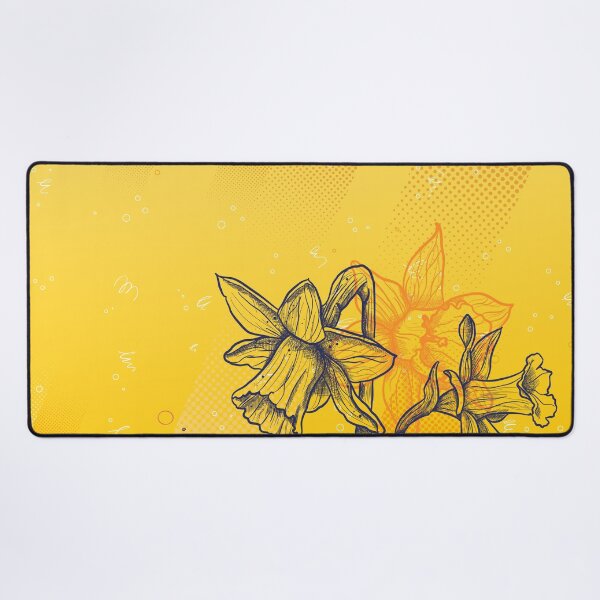 Item preview, Daffodil Flowers Yellow Botanical Art designed and sold by chaaval.