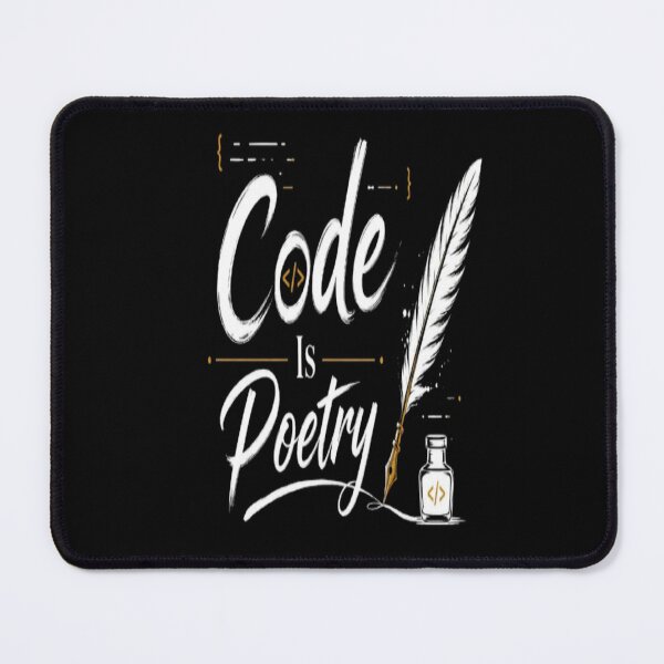 Item preview, Code Is Poetry  Minimalist Programmer Typography Design for Developers & Coders designed and sold by v6ziix.