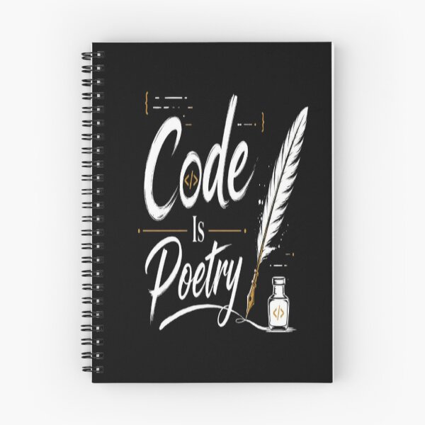 Item preview, Code Is Poetry  Minimalist Programmer Typography Design for Developers & Coders designed and sold by v6ziix.