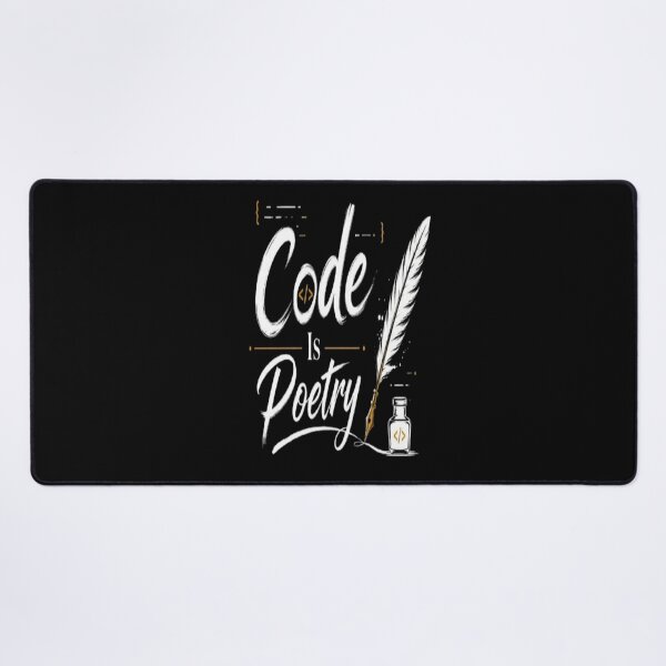 Item preview, Code Is Poetry  Minimalist Programmer Typography Design for Developers & Coders designed and sold by v6ziix.