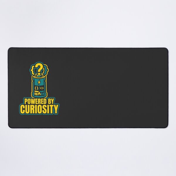 Item preview, Powered By Curiosity Developer Gift Programming Motivation Design designed and sold by Ixnor.