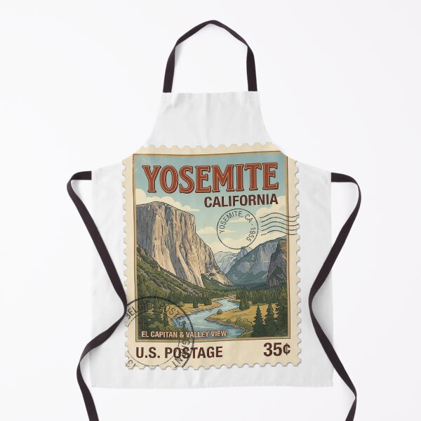 Item preview, Vintage Yosemite El Capitan California Travel Stamp designed and sold by k3rstman1.