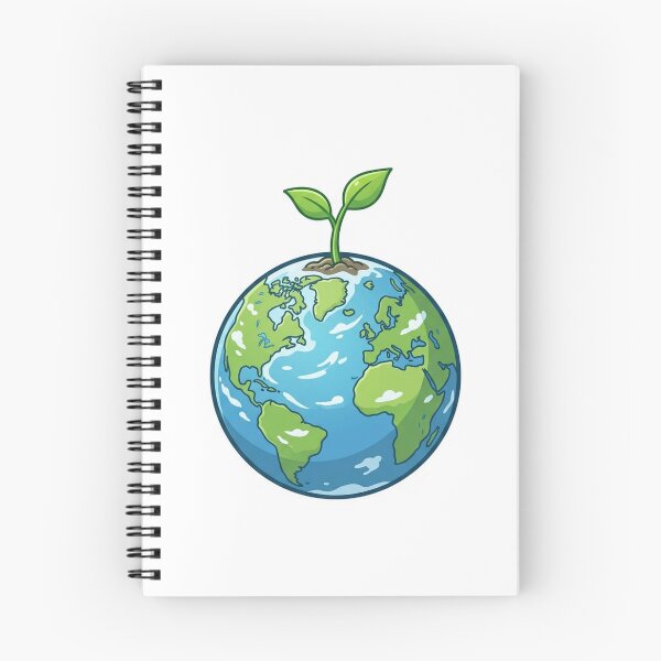 Item preview, Green Seedling Growing from Planet Earth designed and sold by YNAMREG.