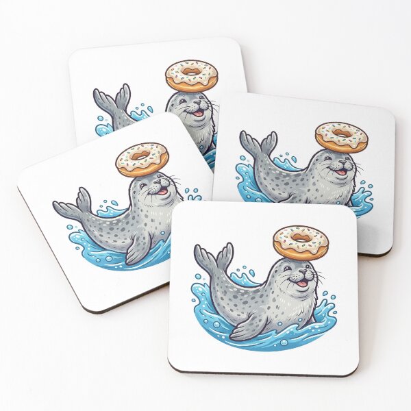 Item preview, Seal Balancing Donut on Nose designed and sold by YNAMREG.