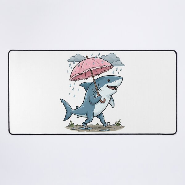 Item preview, Great White Shark With Umbrella designed and sold by YNAMREG.