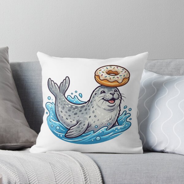 Item preview, Seal Balancing Donut on Nose designed and sold by YNAMREG.